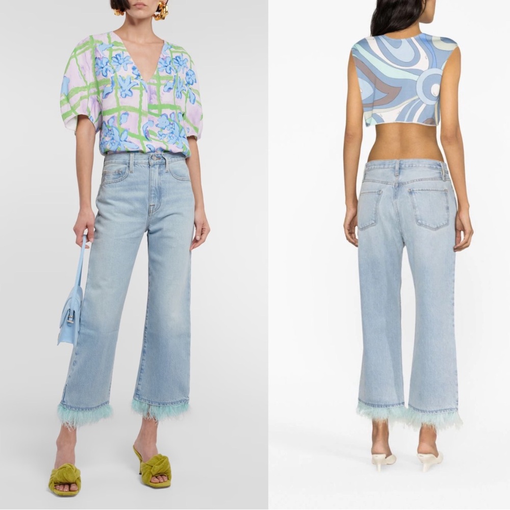 Frame Le Jane Crop Feather Jeans 26